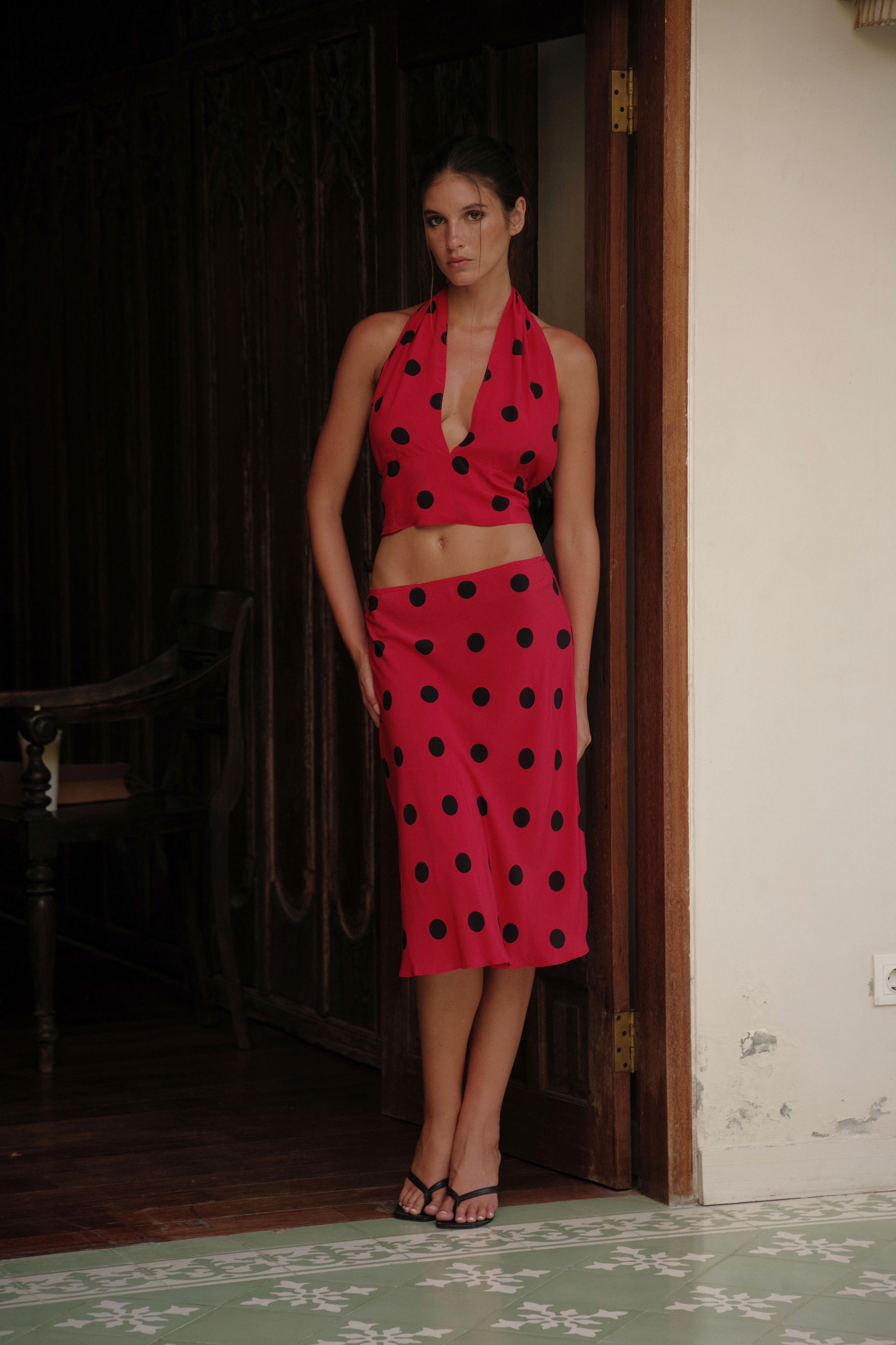 SAINT TOP | RED POCKA