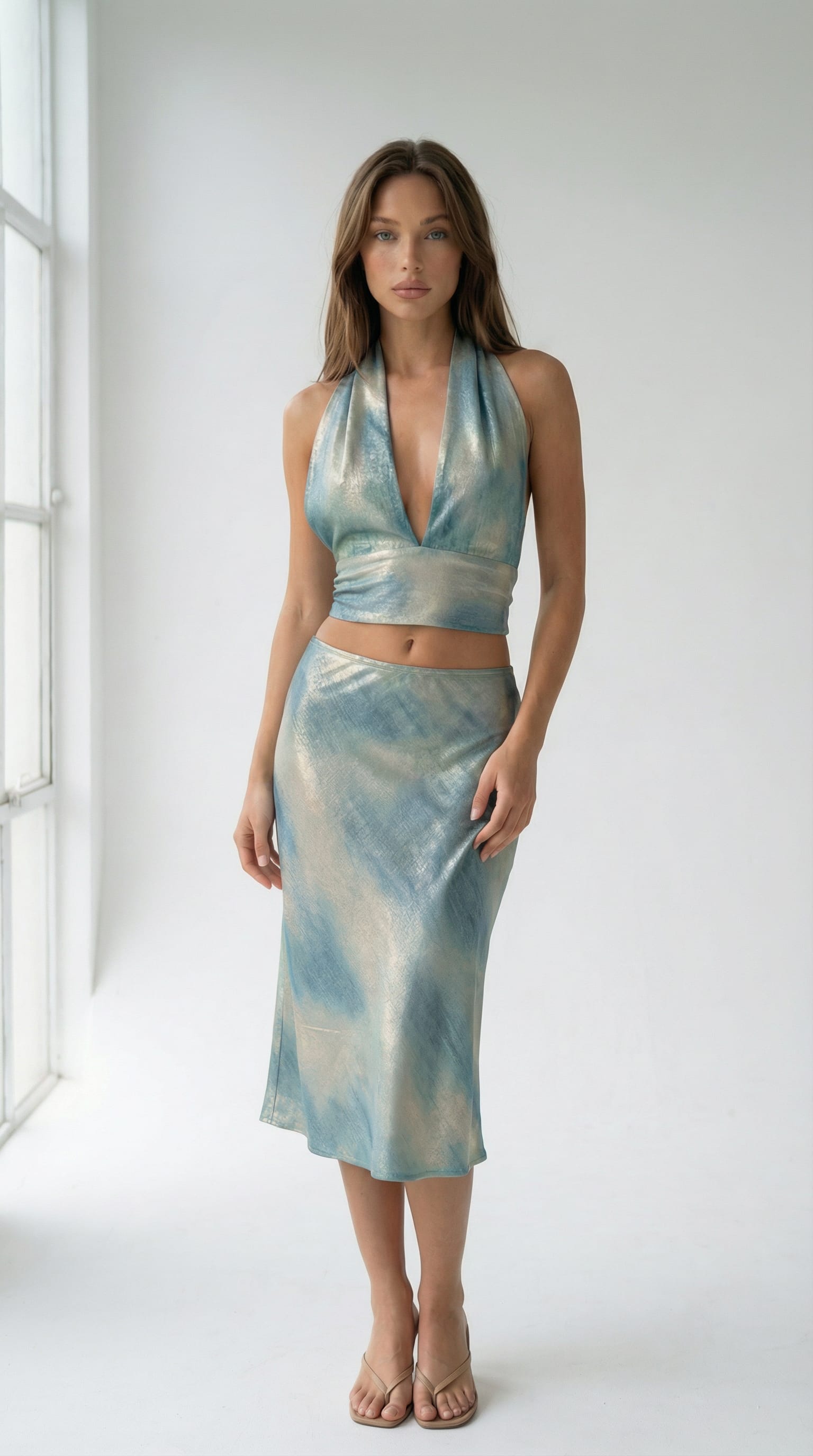 ÉLAN SKIRT | AQUA - Love McNicoll